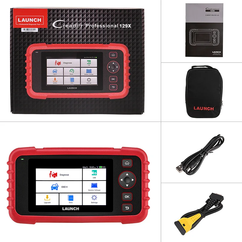 

X431 CRP129X OBD2 Scanner Diagnostic Tool Engine 4 System Scanner Oil Reset/ EPB/SAS/TPMS /Throttle Service/ AutoVIN