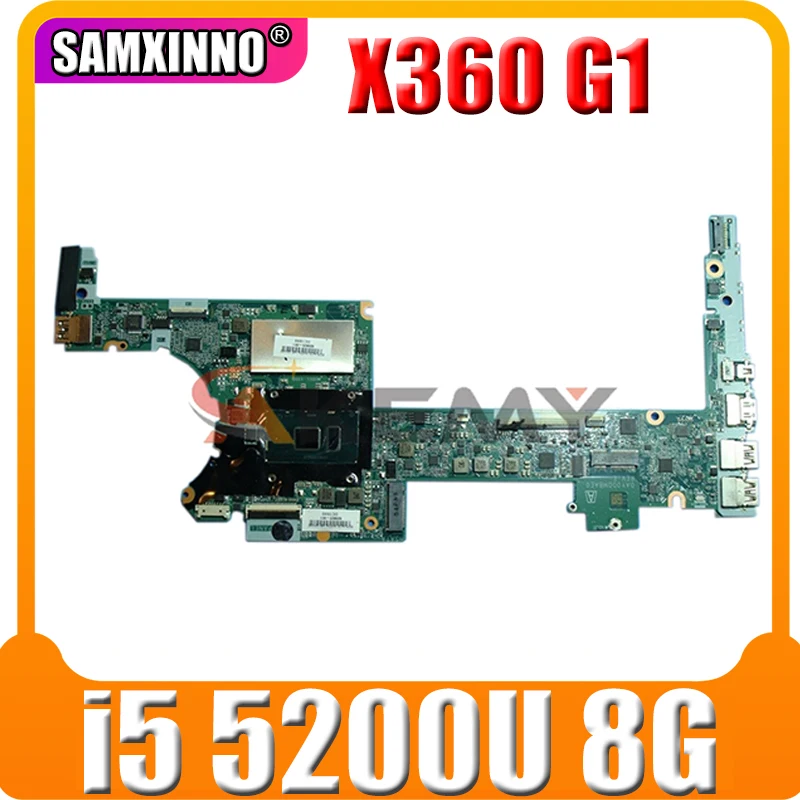 

Akemy DA0Y0DMBAF0 for HP X360 G1 13-4003DX Laptop motherboard 801506-501 801506-601 CPU i5 5200U 8G RAM 100% test work