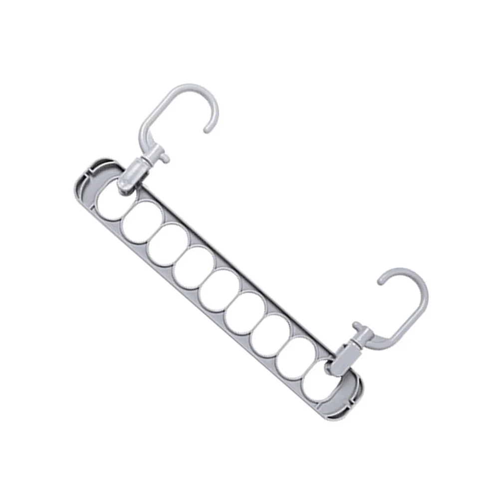 

5pcs Hole Multifunctional Storage Hanger Clothes Drying Rack Multi-port Support Clothes Organizer Holders for Home )