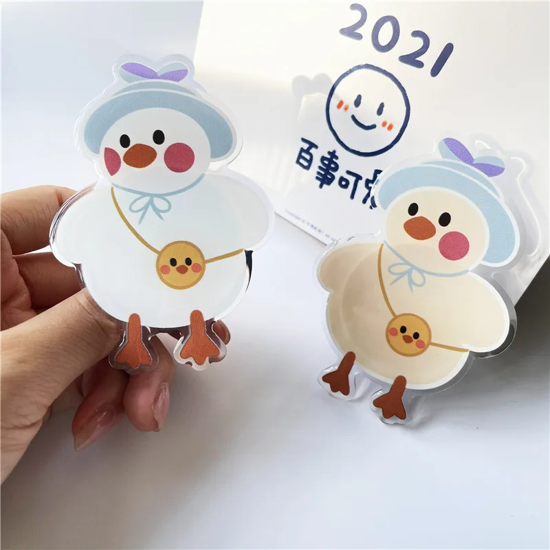 INS Korea Kawaii Мобильный телефон кронштейн милая маленькая утка держатель для