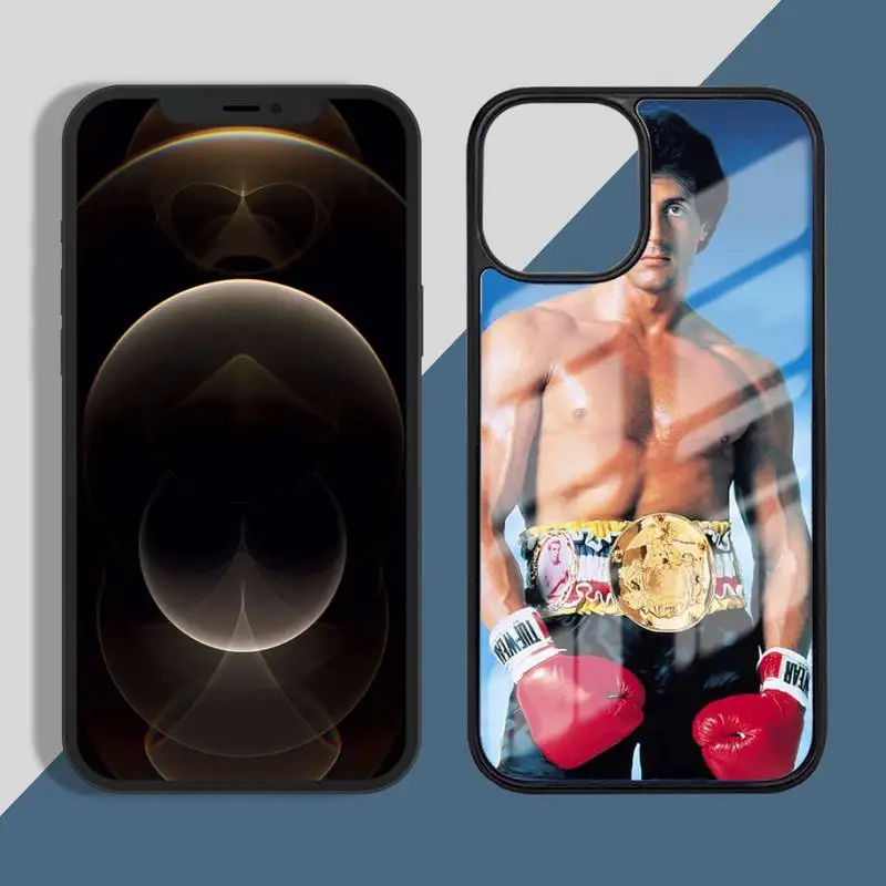 

Rocky Balboa Phone Case PC for iPhone 11 12 pro XS MAX 8 7 6 6S Plus X 5S SE 2020 XR