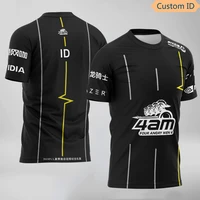 pubg e sports player jersey uniform 4am team customized name fans game t shirt for men women custom id tee shirt