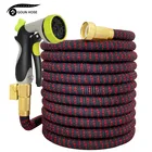 Шланг садовый выдвижной высокого давления, из чистой меди, 34 соединений