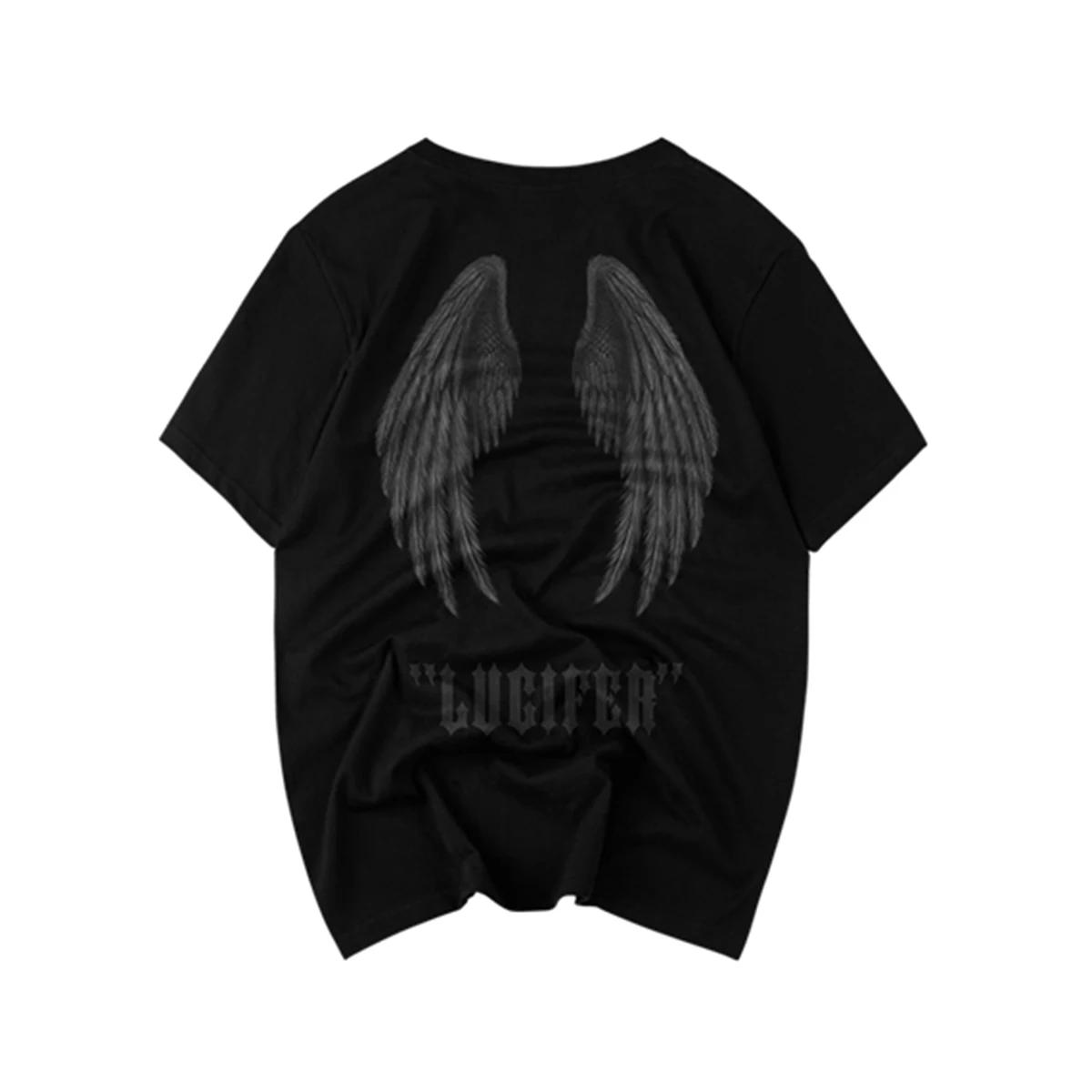 

Wing Print Oversize Tee Shirt Women Summer Casual Short Sleeve Streetwear T Shirts Vintage Loose Boyfriend T Shirt Tops 2021