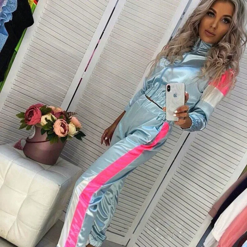 Водонепроницаемый цветной сексуальный спортивный костюм из двух предметов для