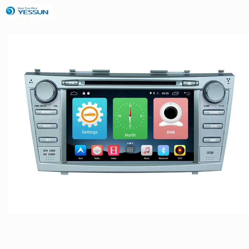 Yessun для Toyota Camry 2007 2011 Android автомобильная навигация GPS HD сенсорный экран стерео