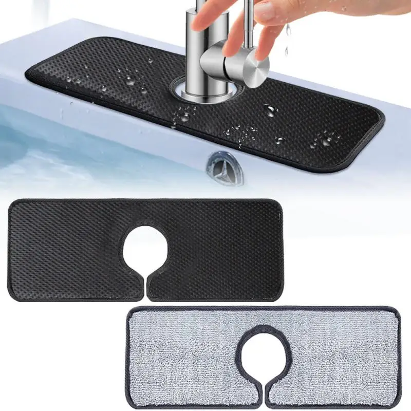 Впитывающий Коврик для кухонного смесителя брызгозащитная накладка из