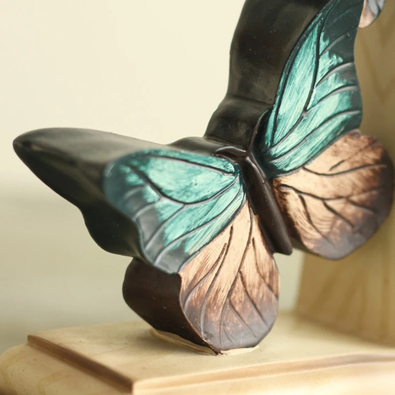 

Country Butterfly Bookend Bookend Office Desk Bookend Office Resin Crafts