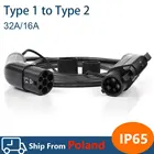 Зарядный кабель типа 2-типа 1 EVSE для электромобиля EV j1772 32A 16A