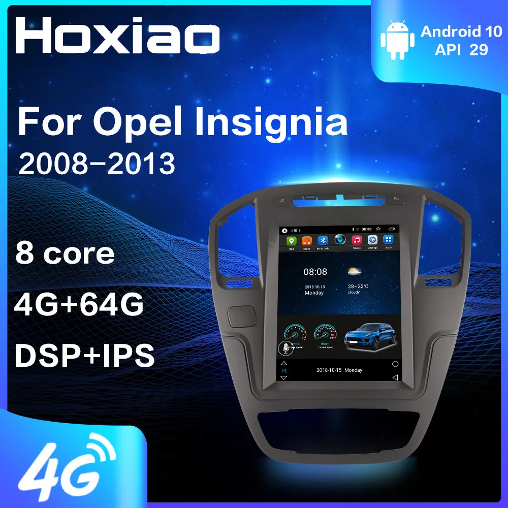 Автомагнитола мультимедийный видеоплеер для Opel Insignia 1 2008 2009 2013 стиля Tesla
