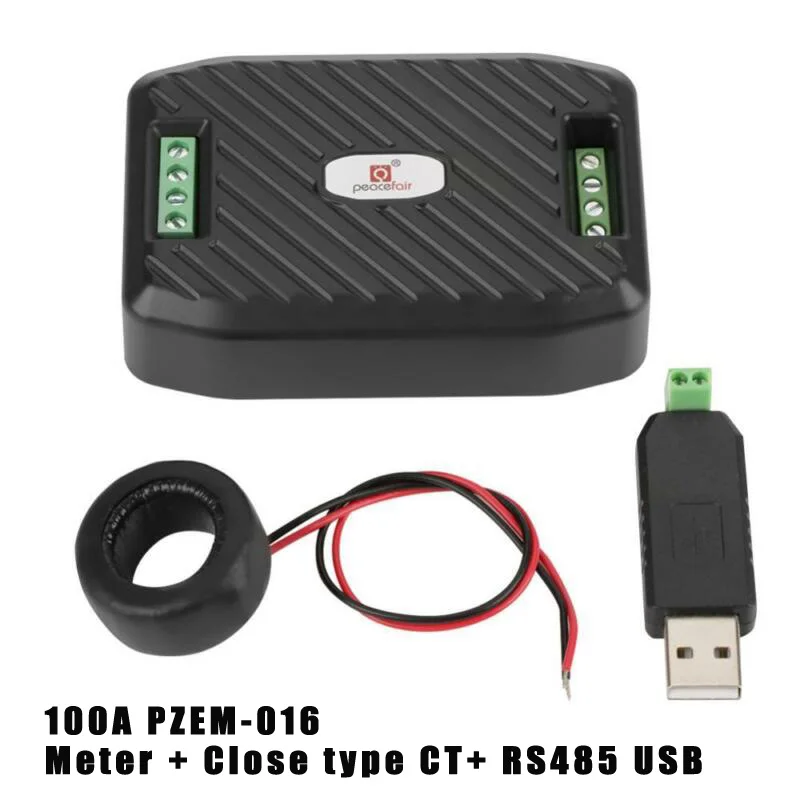 Многофункциональный 10 А/100 А измеритель напряжения тока Частота питания активная