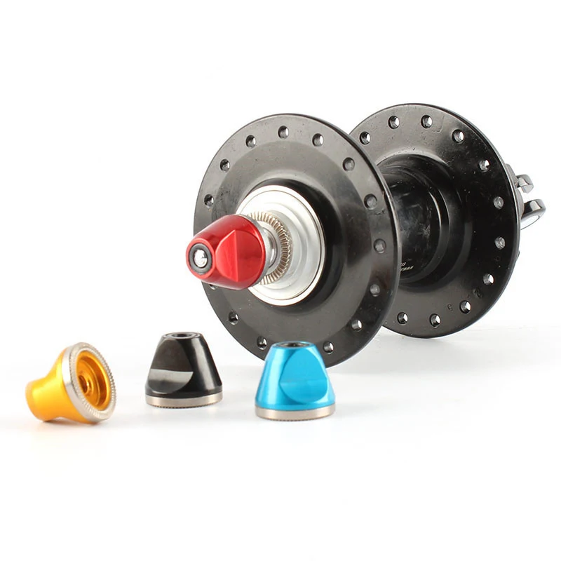 Горный велосипед центром Quick Release вал гайки винт Кепки неразвинчивающиеся