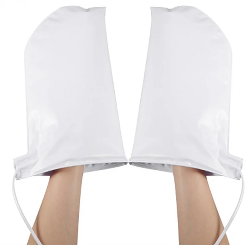 США вилка Электрический дизайн ногтей перчатки для рук маникюр с подогревом