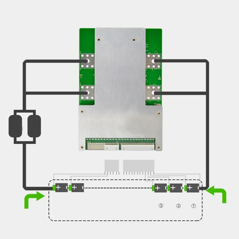 

14S 48V 100A BMS Lithium Battery Charger Protection Board with Power Battery Balance/Enhance PCB Protection Board