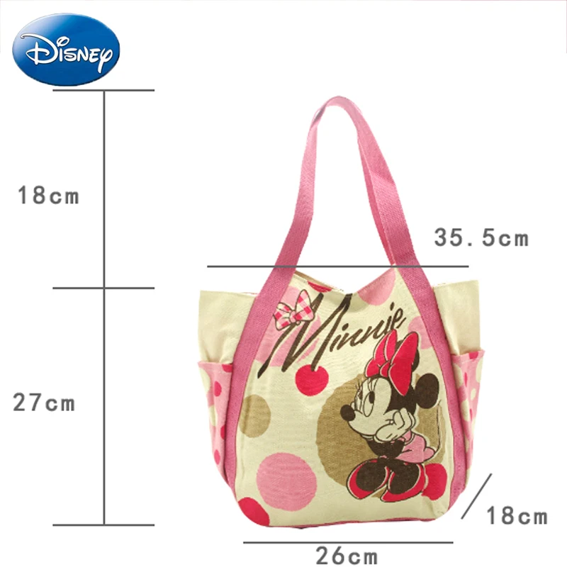 Disney Микки Минни сумки на ремне Женская Повседневная сумка большая емкость для