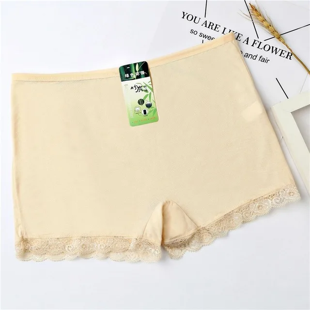 khaki lace Короткие штаны, женские боксеры, шорты, женские безопасные трусики, удобные женские трусики, безопасое для здоровья белье, женское нижнее белье 4,6 - Цвет: khaki lace