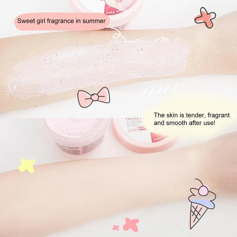 

Shea Butter Exfoliating Scrub Deep Cleansing Pores Brightening Exfoliating Treatment Whitening Acne Avocado Gel Scrub Body H6A5