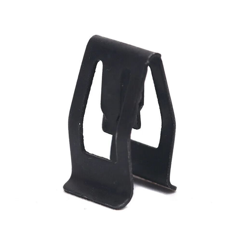 

10pcs Clips Car Front Console Dash Dashboard Auto Trim Metal Retainer Rivet Black Clip 18mm For Car Clips Accessories Parts