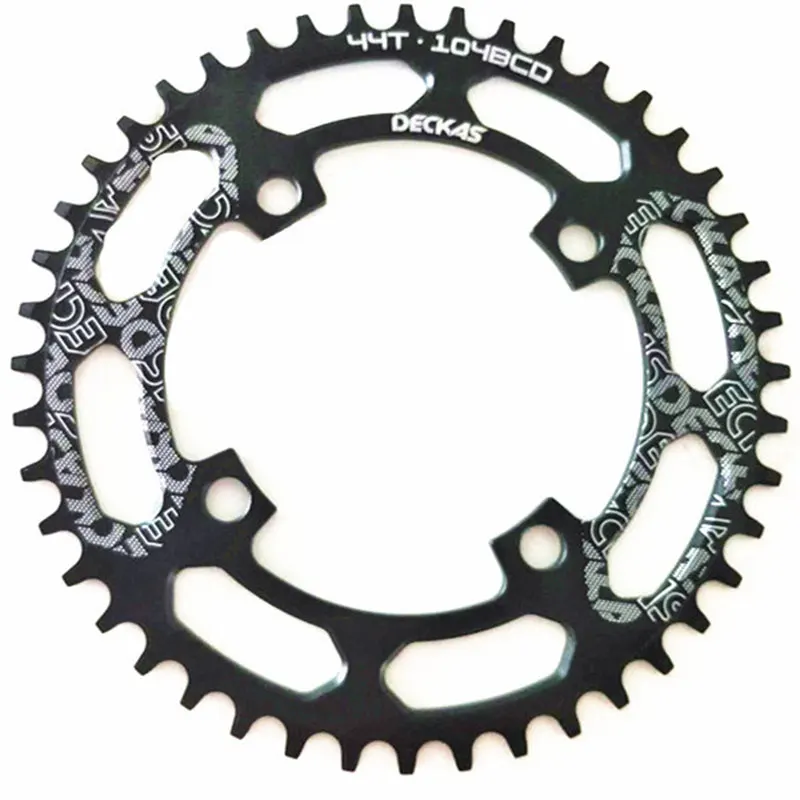 Горный велосипед DECKAS 104BCD 40/42/44/46/48/50/52 T зубчатый горный MTB Алюминиевая педаль
