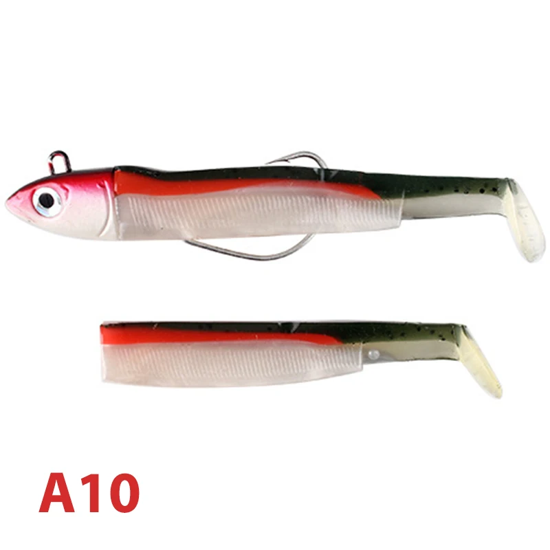 1 шт. рыболовные приманки черный цвет искусственная приманка | Спорт и