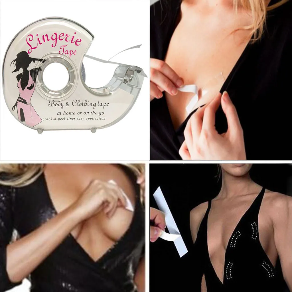 Лидер продаж 1 рулон модное прозрачное двухстороннее Прозрачное платье