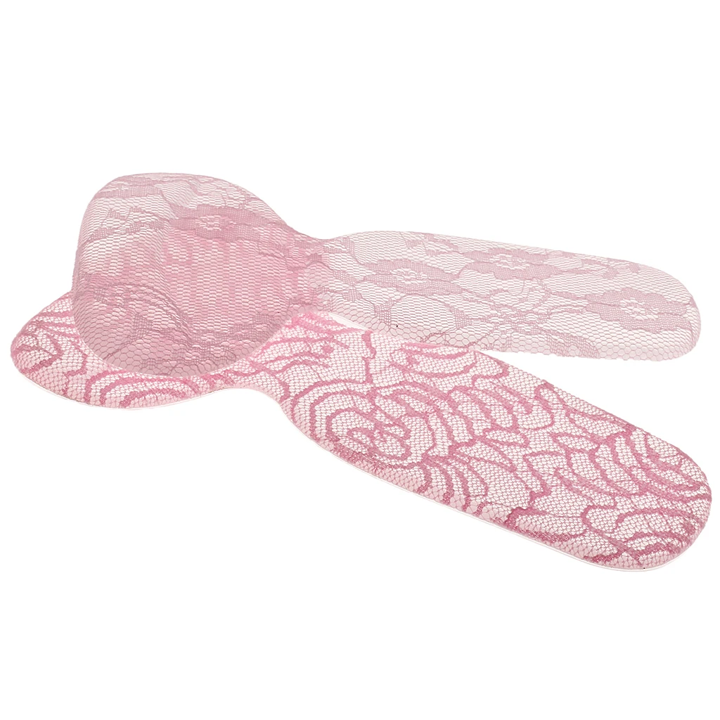 

Pink Silica Gel Shoe Insoles Cushions High Heel Insert Paste Foot Care