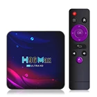 H96 Max V11 Android 11 TV Box RK3318, 4 ГБ, 64 ГБ, Bluetooth 4,0 Google Voice 4K Smart TV Box 2,4 г 5G Wi-Fi Android 11 Комплект компьютерной приставки к телевизору