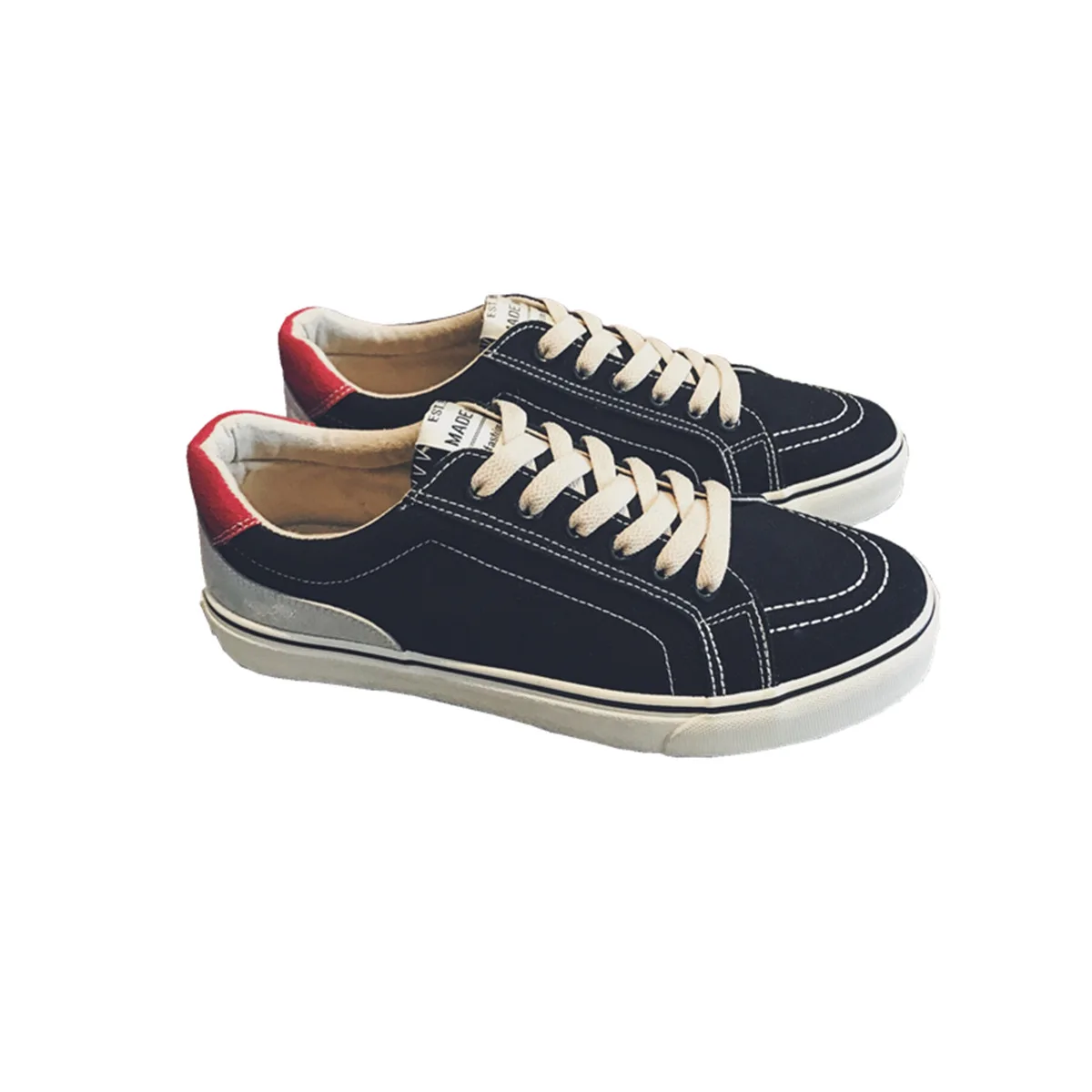 

2021 summer new style Korean fashion breathable comfortable flat canvas shoes sports casual men's shoes sneakers