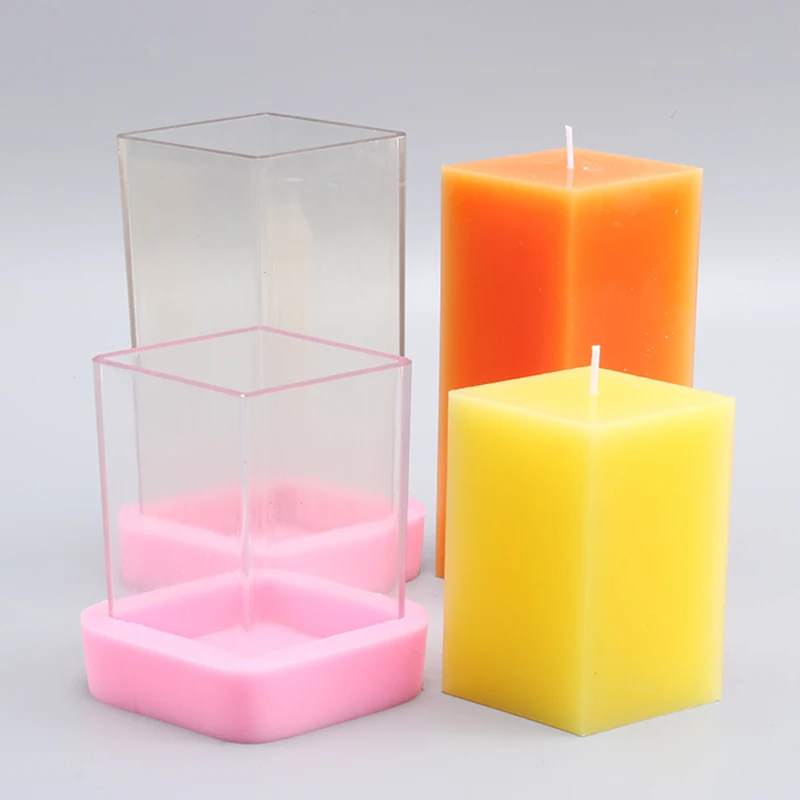 DIY ручной работы Свеча с бриллиантами формы ромбовидной свечи kaarsen maken diy ручные