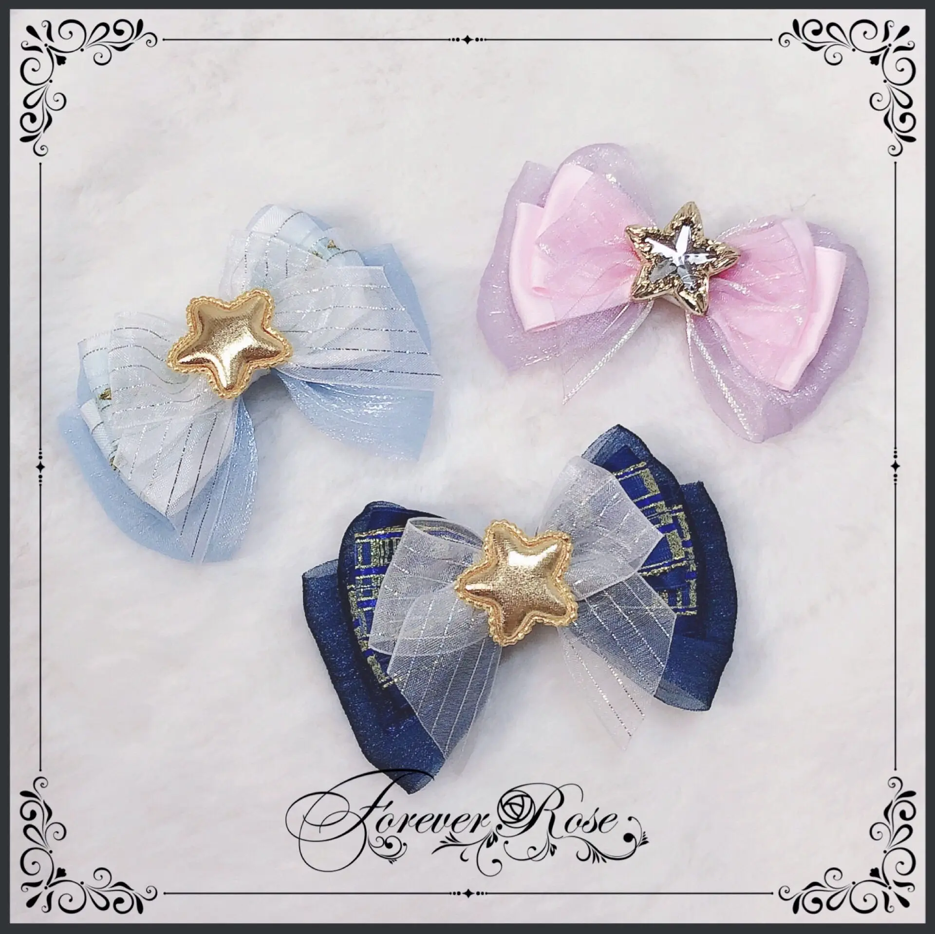 Лолита Гаджет Цилиндр Сайд Клип KC Рукавицы Цианоз Сакс Оригинальные Ручной Работы Защитник Звездный Свет-Продвижение Костюм.