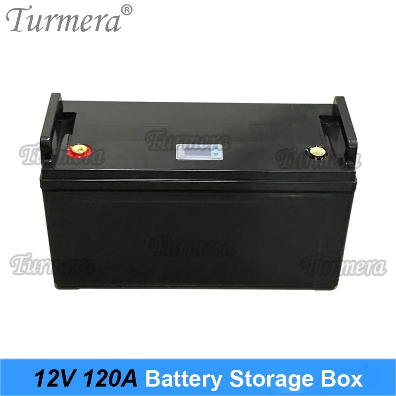 

Turmera 12V 120Ah Battery Storage Box Indicator for 3.2V 100Ah 120Ah Lifepo4 Battery Solar Panel Uninterrupted Power Supply Use
