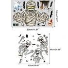 Статическая наклейка s, Хэллоуин, скелет, тыква, дизайнерские декоративные наклейки сделай сам, фотоальбомы, украшения