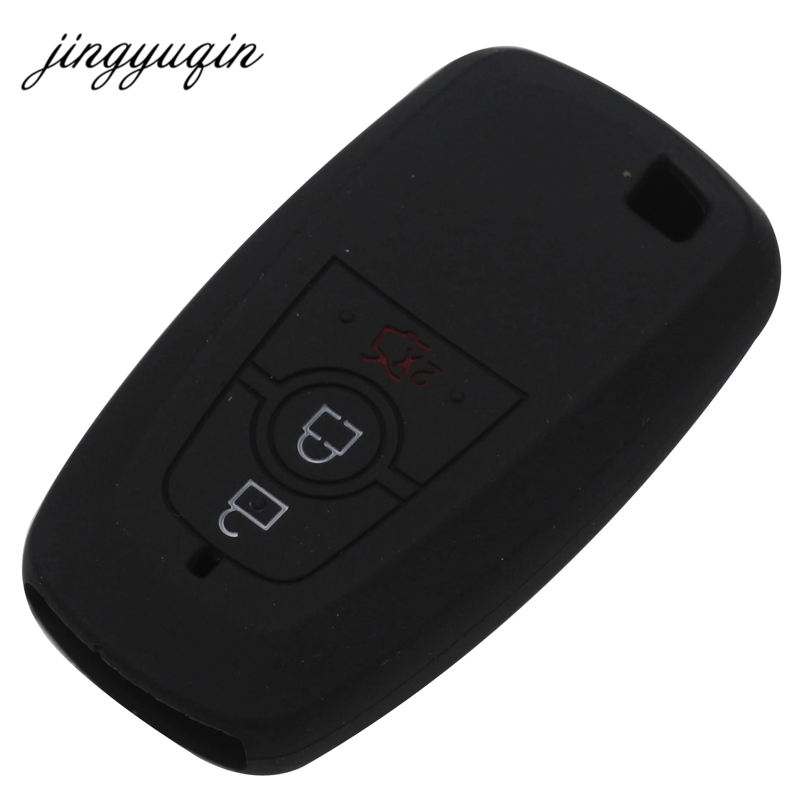 10 шт./лот 3 кнопки силиконовый чехол для автомобильных ключей сумка защитный Ford