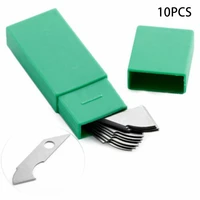 10pcs acrylic plexiglass cutting paper cutter steel blades leather blade craft board high quality material free ship