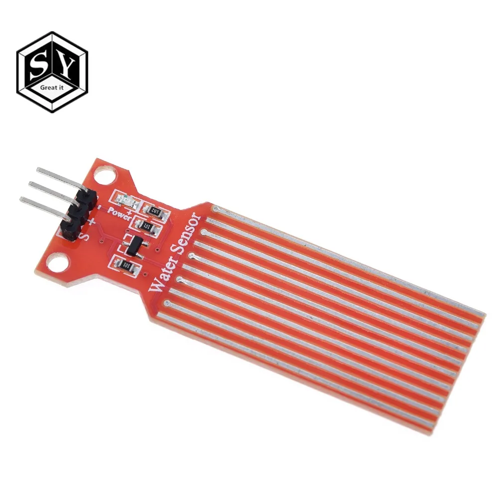1 шт. датчик уровня дождевой воды глубина обнаружения капель воды для arduino Совместимость с UNO MEGA 2560
