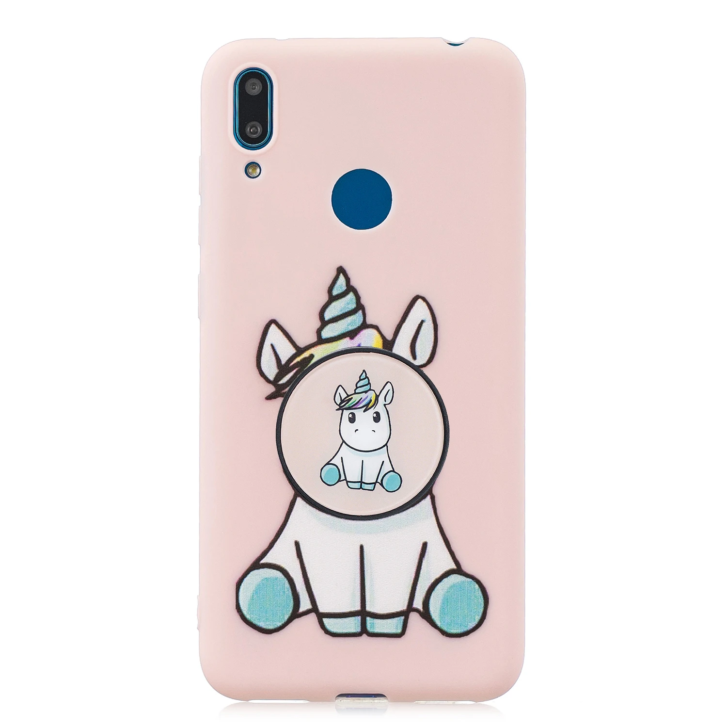 Для iPhone 7 i Phone 8 Plus чехол Kawaii подставка держатель Единорог силиконовый чехол для iPhone X XR XS Max 5 5S SE 6 6S 7 Plus чехол для женщин - Цвет: 88