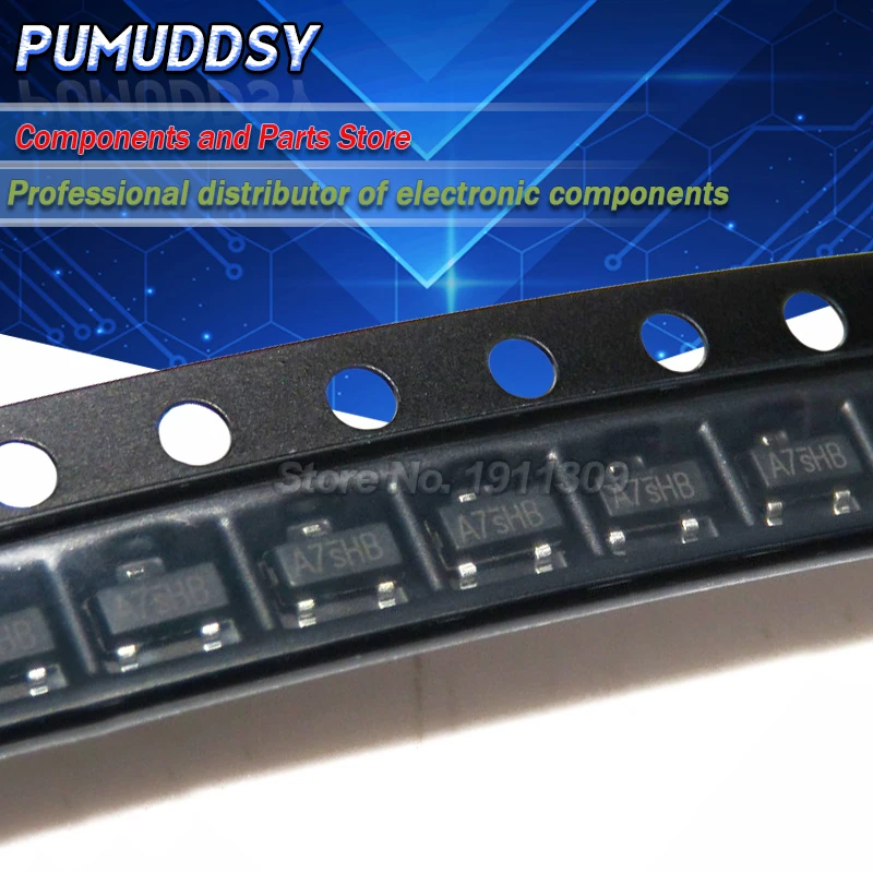 100 шт. SI2307 2307 Mark A7SHB SOT23 SOT 23 P канальный режим улучшения MOSFET PNP 3.5A 30V IC|Транзисторы| |