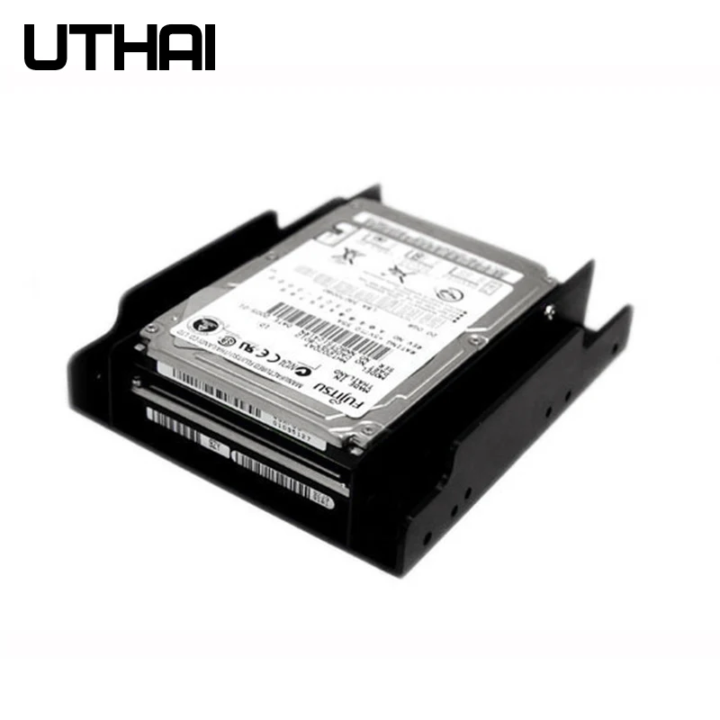 UTHAI G19 двухслойный пластиковый держатель для жесткого диска с кронштейном от 2 5