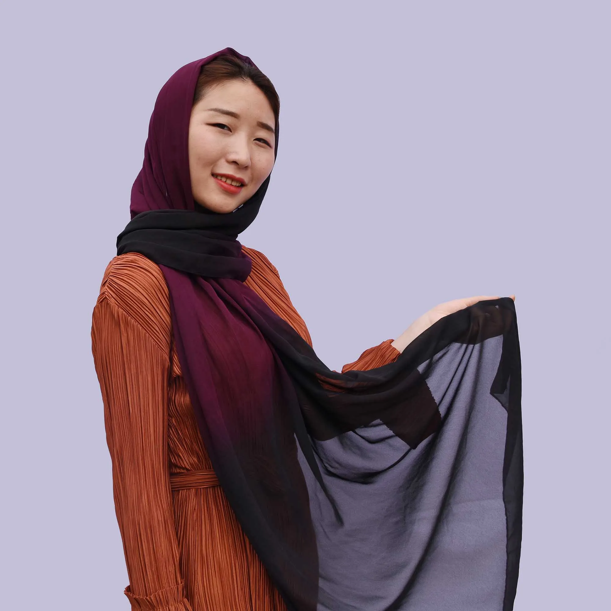 Шифоновые шали-хиджаб с жемчужинами для пляжа лето 2019 | Аксессуары одежды