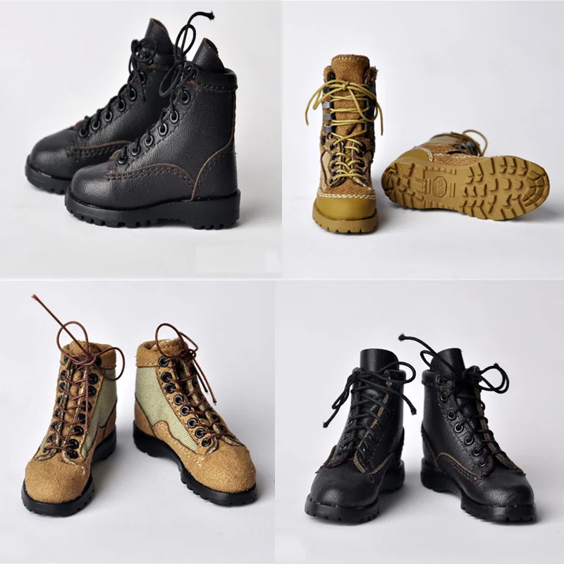 

Масштаб 1/6, мужские боевые ботинки, Военная Обувь специального назначения для 12-дюймовых солдат, экшн-фигурок