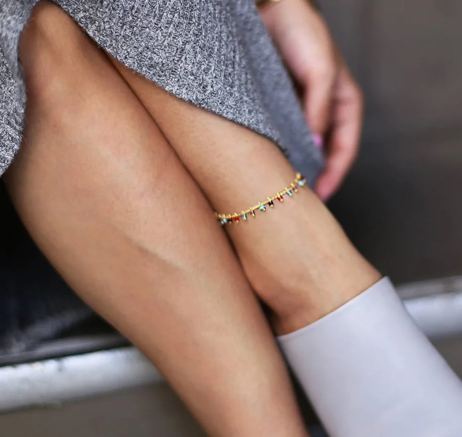 

Браслеты на ногу женские с кристаллами, амулетные ювелирные украшения для девушек и женщин, бижутерия на день рождения, 2020