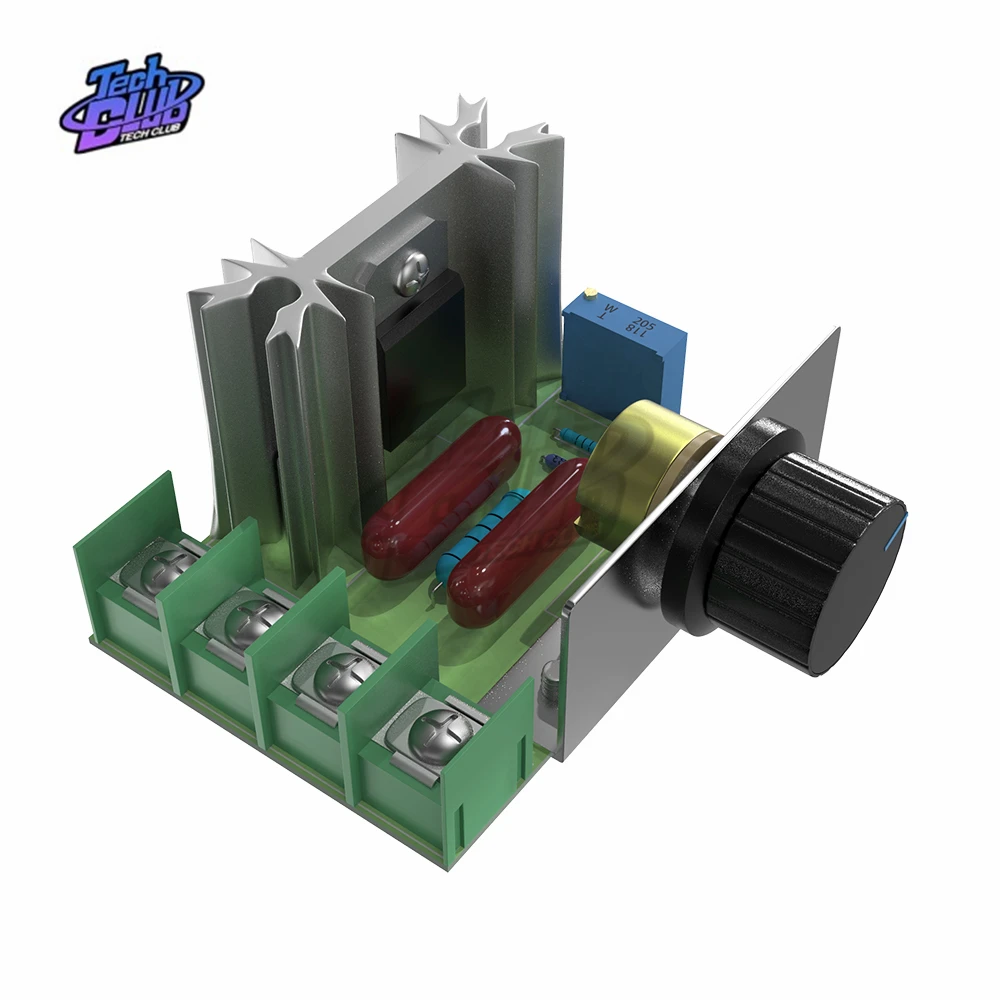 Стабилизатор напряжения на переменном токе 50-220 В КТУ диммеры 2000 Вт регулятор