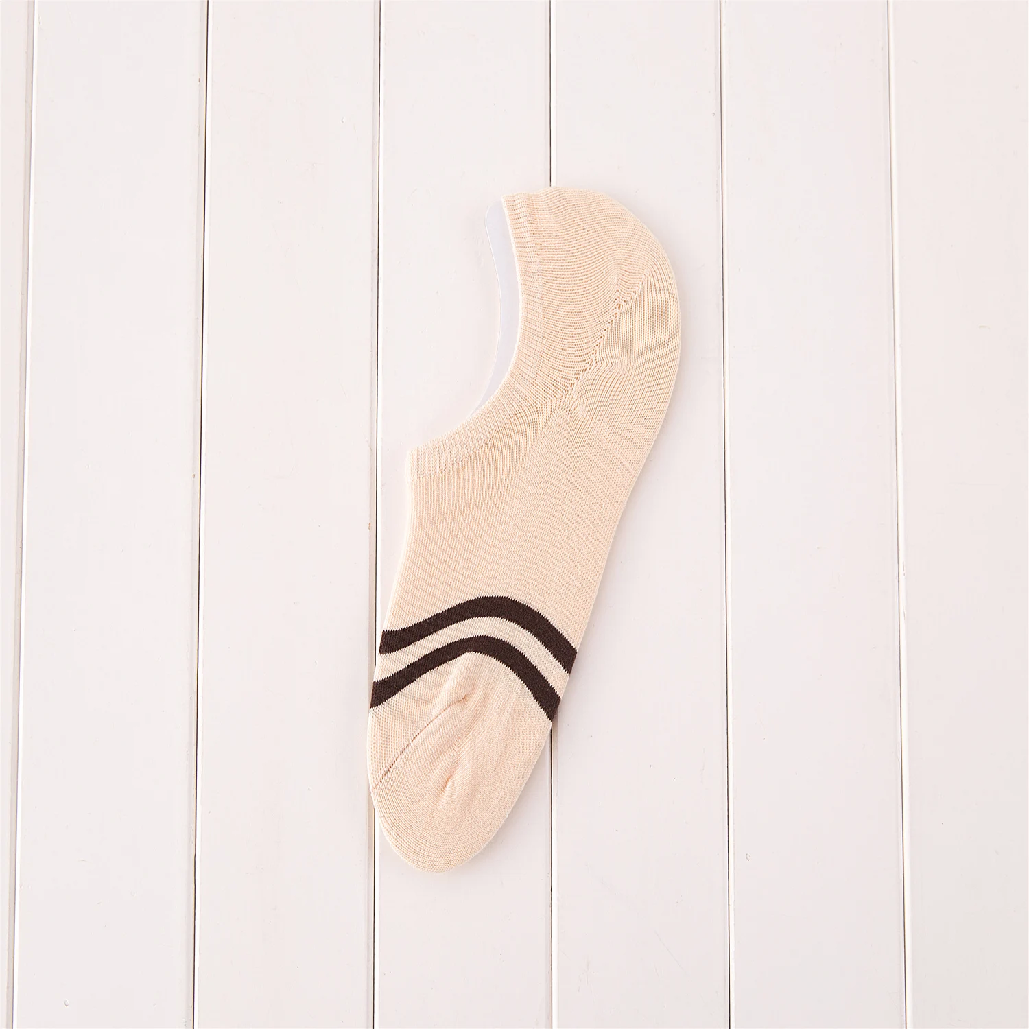 Новые весенне летние женские невидимые носки с двумя полосками хлопковые