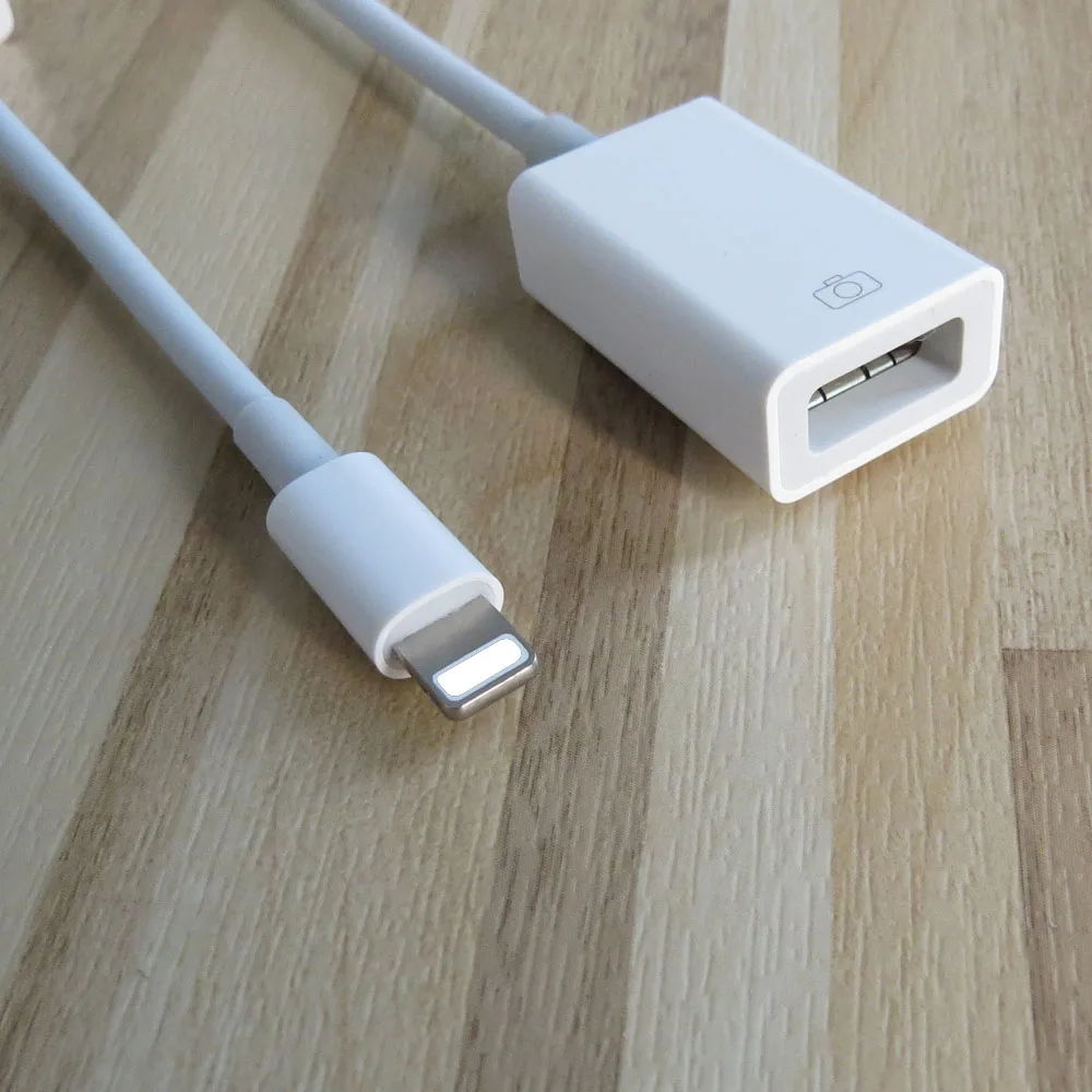 OTG USB адаптер для камеры кабель Lightning наушники миди электрическая клавиатура