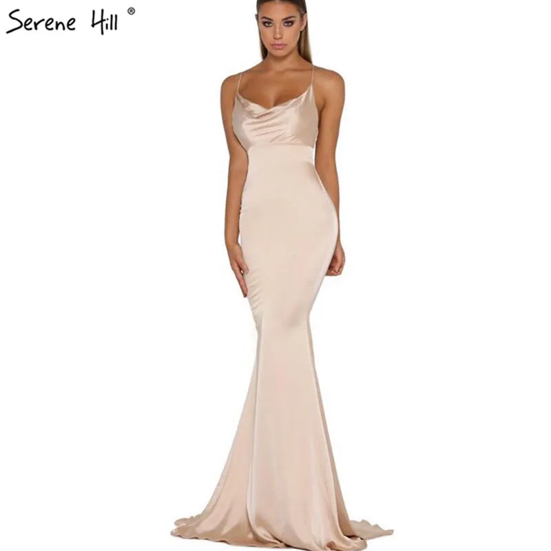 Сексуальные платья невесты на бретельках цвета шампань шифон без рукавов