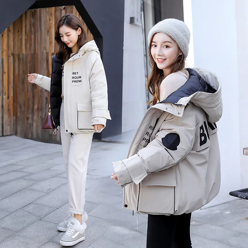 Abrigos Mujer Invierno Short Winter Jacket Women Fur Cotton Padded Jacket Female Parka Womens Jacket Winter Coat for Woman