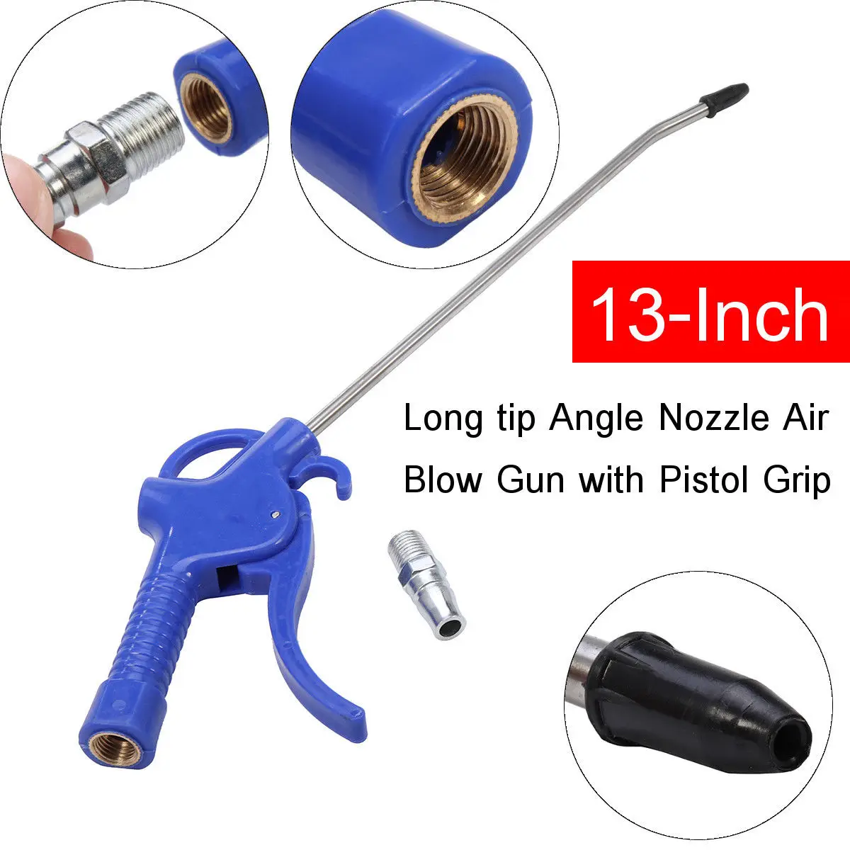 Duster Dust Blower Tool New 180 Psi Pm20 Adapter Nozzle Air Blow Gun Pistol Grip