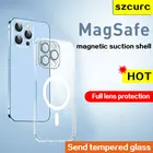 Чехол для телефона iPhone 13 Pro max Новинка магнитное крепление Magsafe для iPhone 12 11 X XR XS 8Plus противоударный ультратонкий защитный чехол