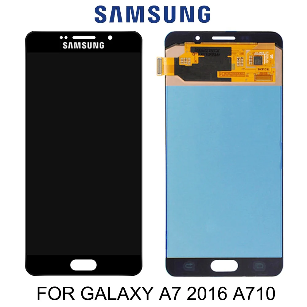 Сменный сенсорный ЖК-экран для Samsung Galaxy A7 2016 A710 A710F A710M | Мобильные телефоны и