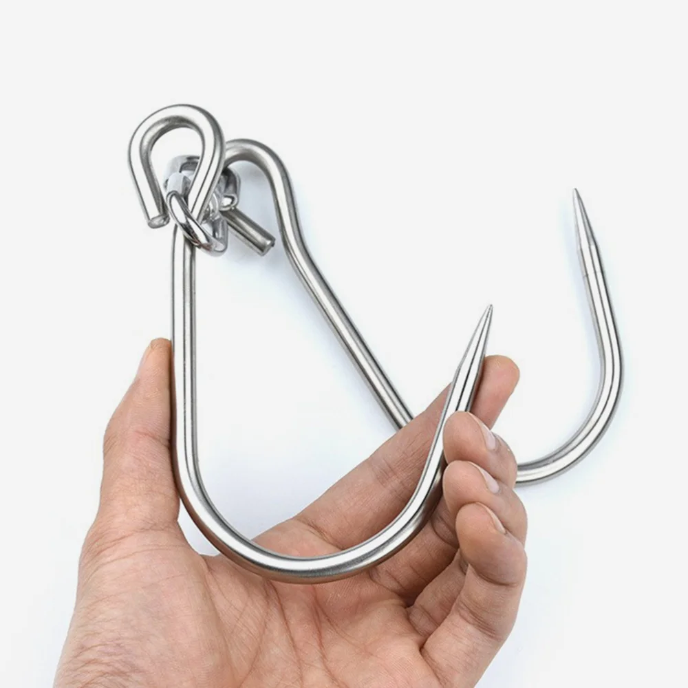

1pc Multipurpose Meat Hook Practical Home Pork Hook Rotatable S-shaped Hook